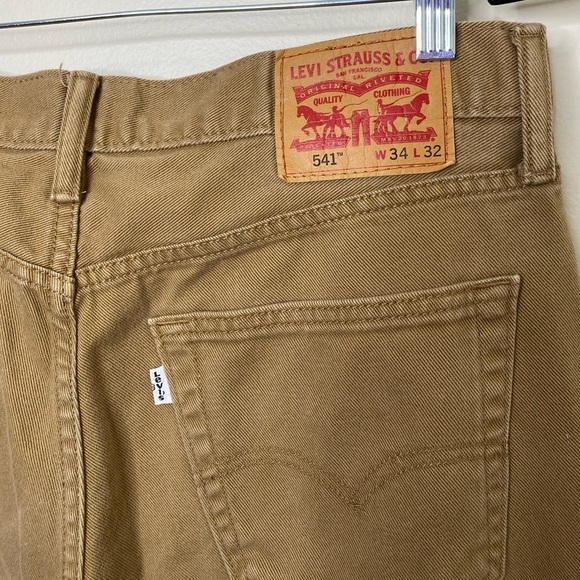 Levi’s 541 Jeans Tan Khaki - Picture 5 of 8
